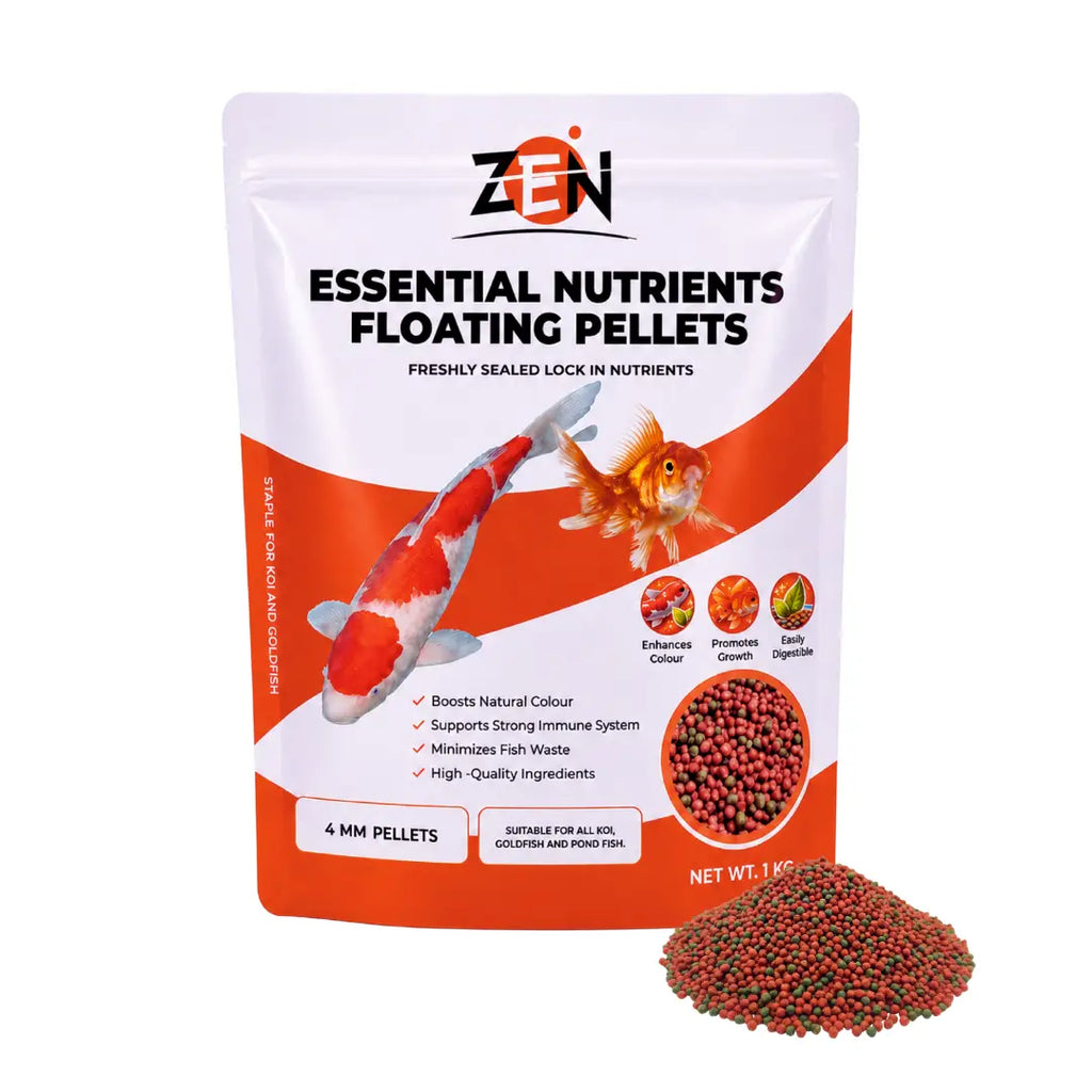 ZEN Essential Nutrients Floating Pellets – 4mm Koi & Goldfish Food - Zen Aquarium AU