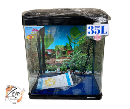 New Modern complete Aquarium Fish Tank (35L) Boyu - Zen Aquarium AU